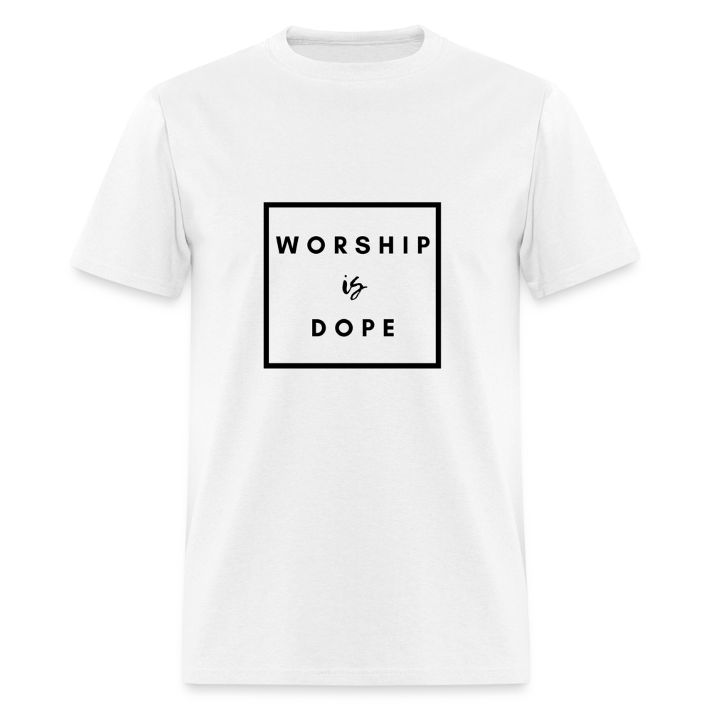 Worship Is Dope - white