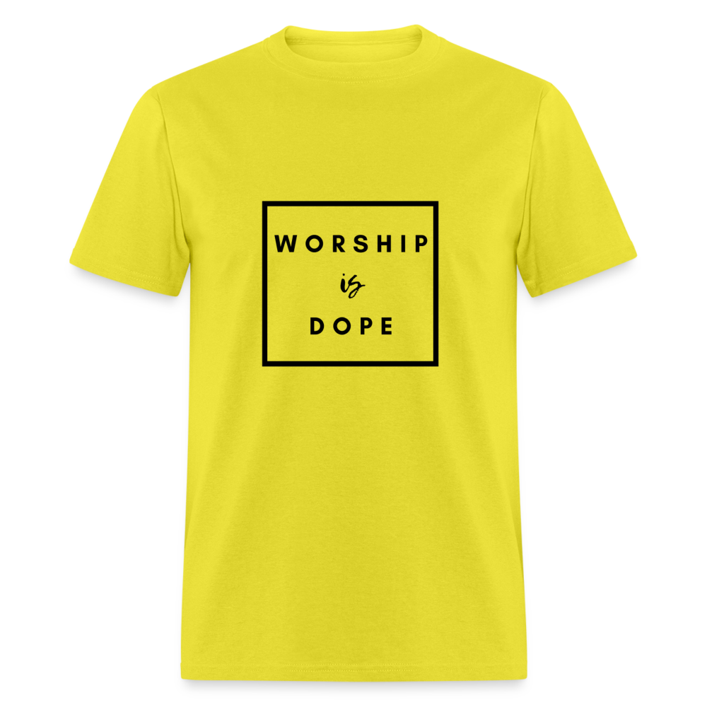Worship Is Dope - yellow