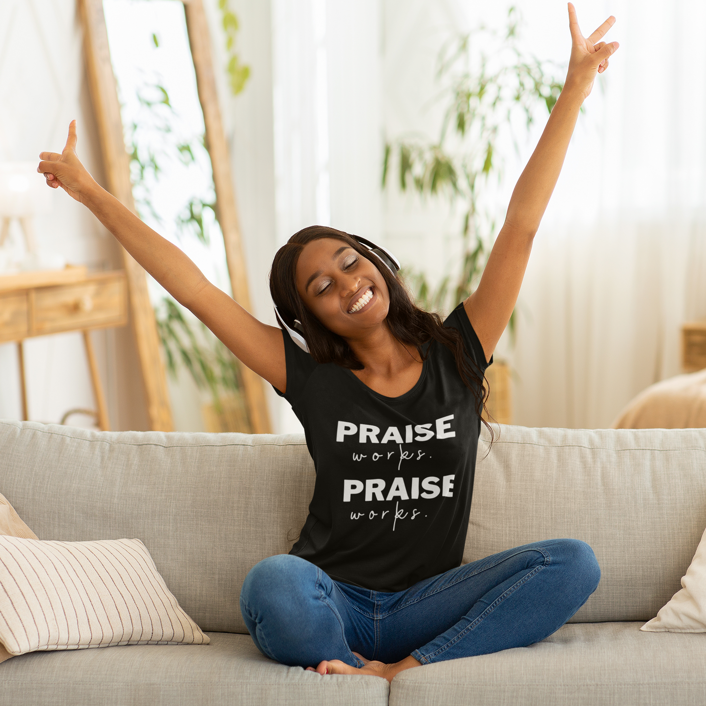Praise Works Challenge T-Shirt - Jesus Is Too Real (JITR)